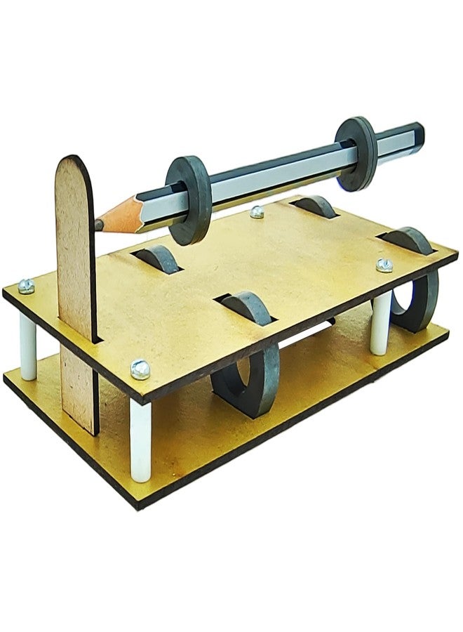SYMFONIA Magnetic Levitation(Maglev) Pencil Experiment School Science Project Working Model Kit with Instruction Manual and Report - Image 1